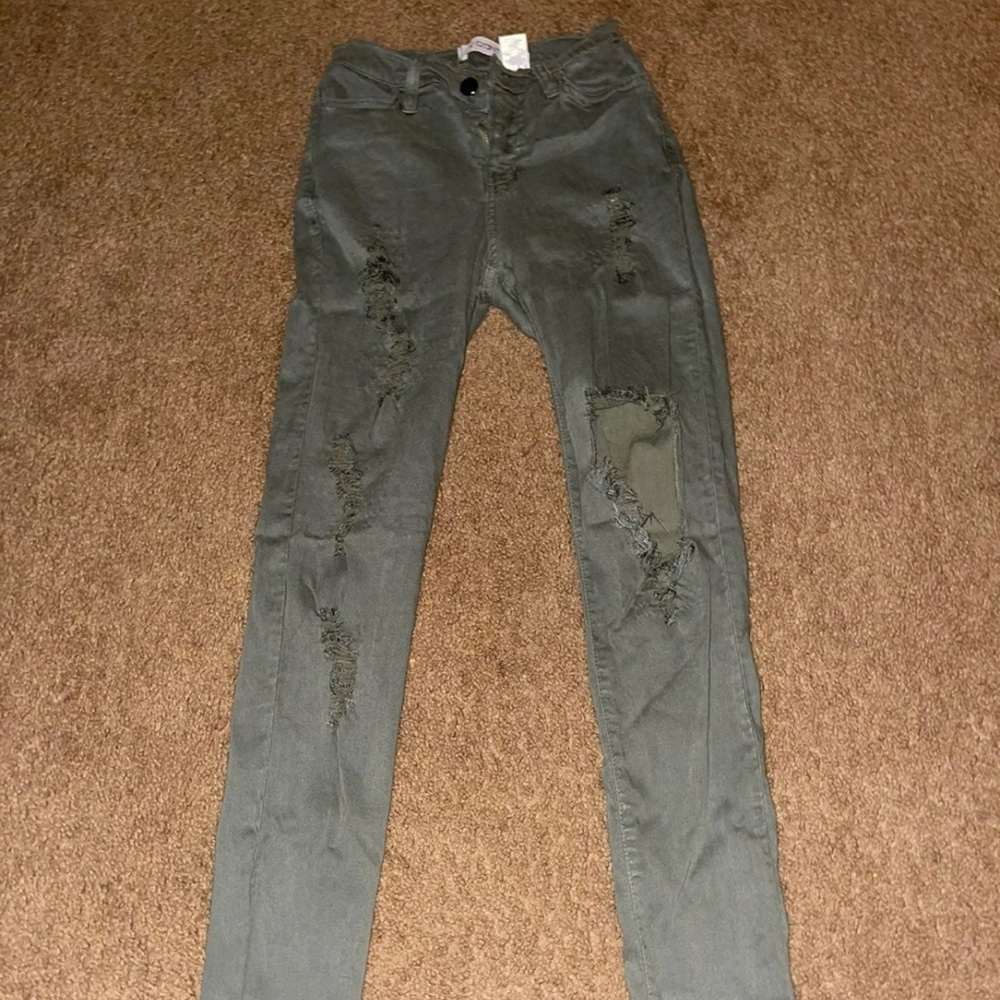 Vibrant Green Skinny Jeans